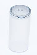 clear coloured tablet vial